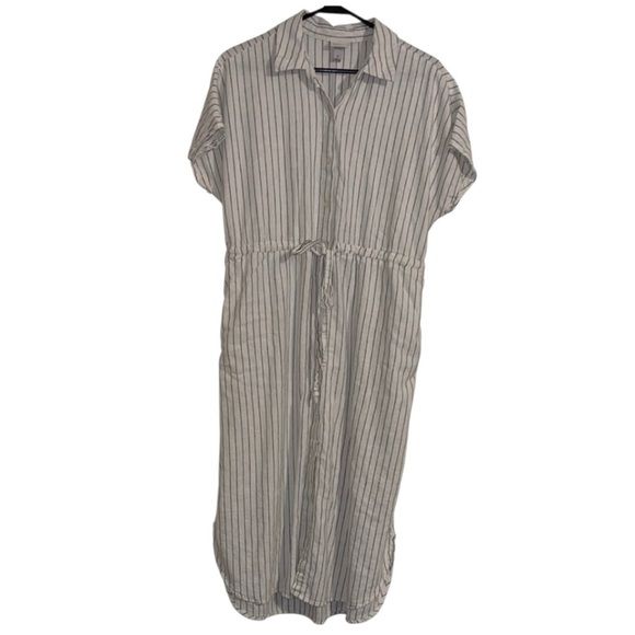 🌹A New Day Striped White Dress - Picture 1 of 7